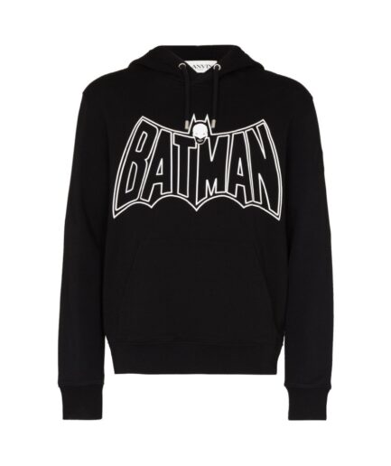 Lanvin Batman Logo Hoodie Black