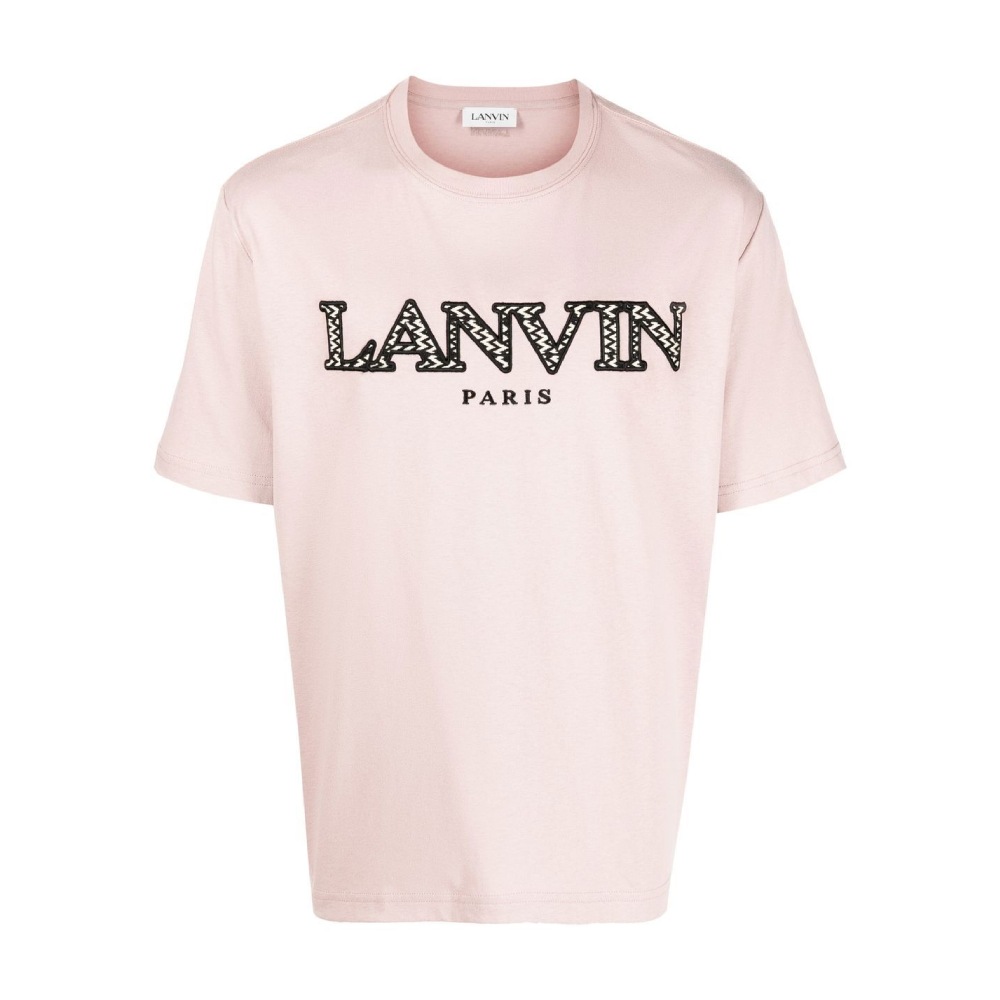 Lanvin Classic Curb Embroidered T-Shirt - Lanvin Official