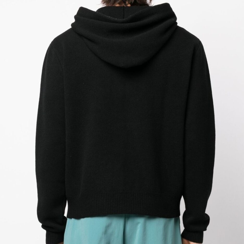 Lanvin Contrasting Trim Detail Zip Up hoodie