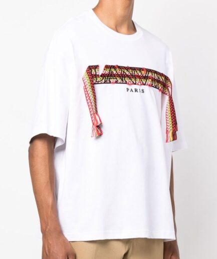 Lanvin Crazy Curb Lace Paris T-shirt