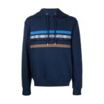 Lanvin Curb Embroidered Logo Hoodie