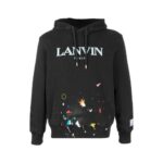 Lanvin X Gallery Dept Logo-Embroidered Hoodie