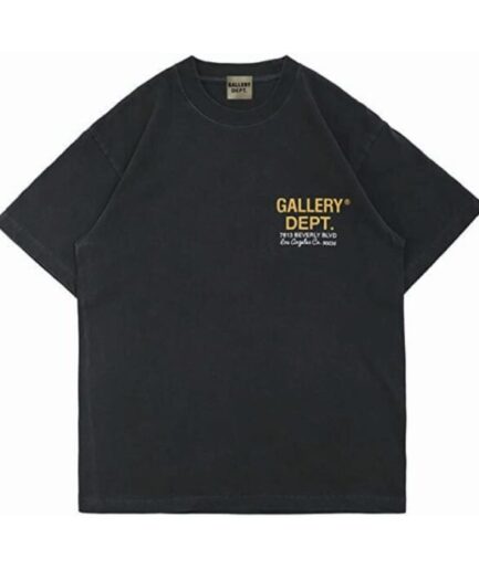 Gallery Dept Drive Thru Boxy Fit T-Shirt Black