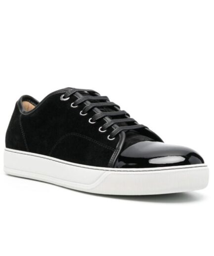 Lanvin DBB1 pure Black Leather Sneakers