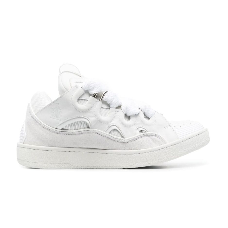 Lanvin Round Toe Curb Sneakers