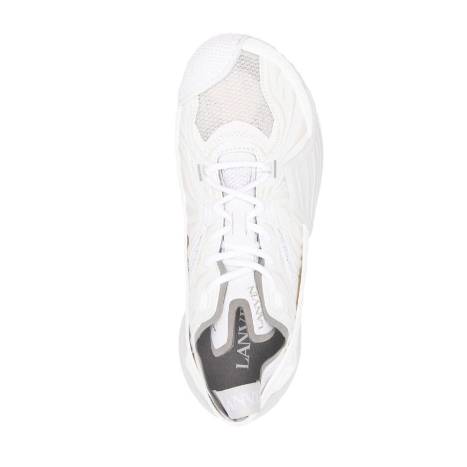 men Lanvin Flash X Panelled Sneakers white
