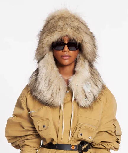 Lanvin X Future Faux Fur Fisherman Hat