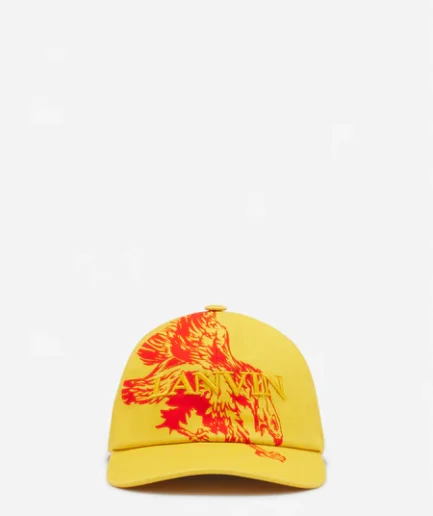 Lanvin X Future Eagle Cotton Cap