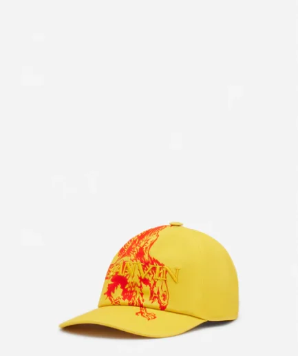 Lanvin X Future Eagle Cotton Cap