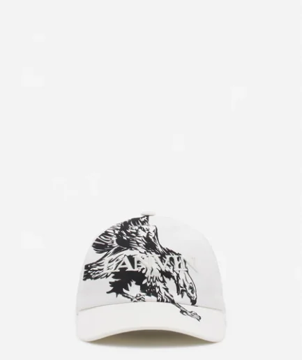 Lanvin X Future Eagle Cotton White Cap