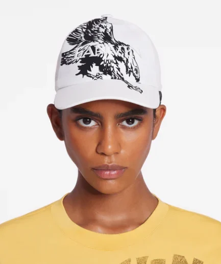 Lanvin X Future Eagle Cotton White Cap