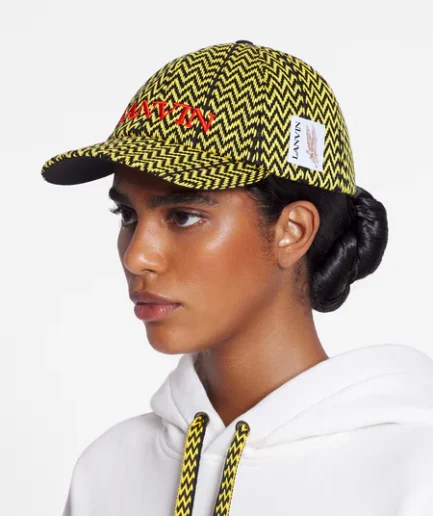 Lanvin X Future Curb Cotton Yellow Cap