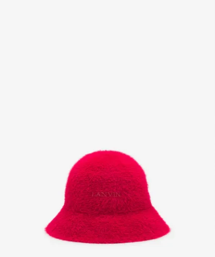 Lanvin Cotton Bucket Red Hat