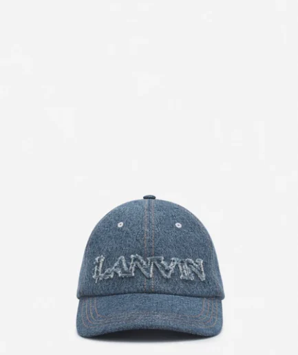 Lanvin Cap In Denim