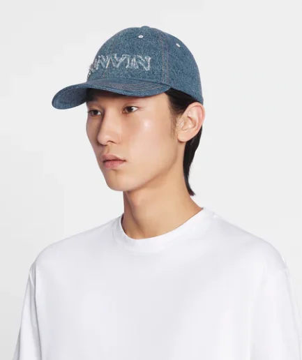 Lanvin Cap In Denim