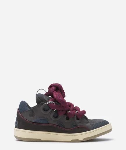 Lanvin Leather Snake Laces Sneaker