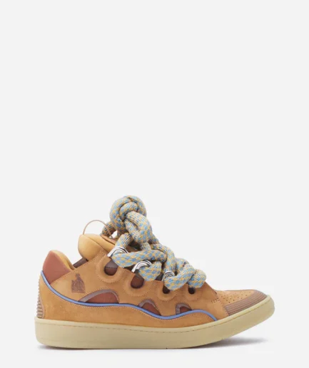 Lanvin Leather Sneaker With Snake Laces