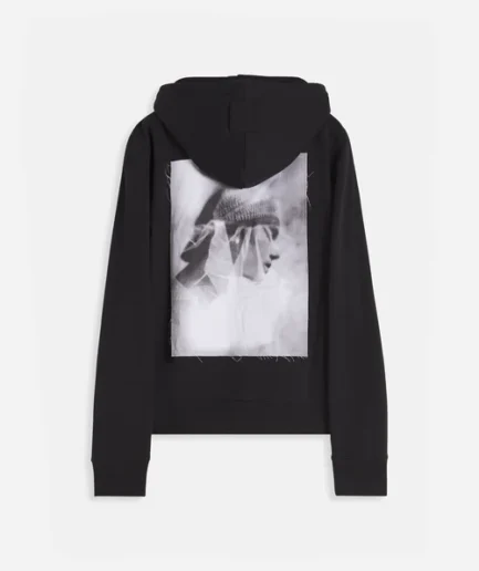 Lanvin Archives print zipped hoodie