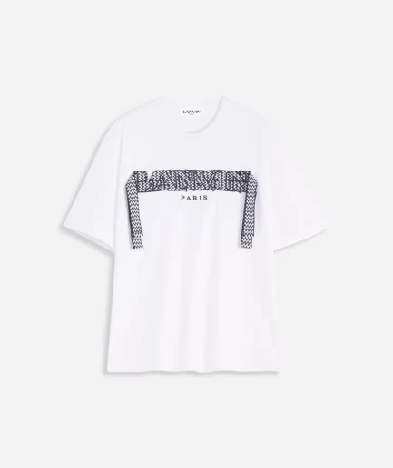 Lanvin Curb Lace T-shirt - White