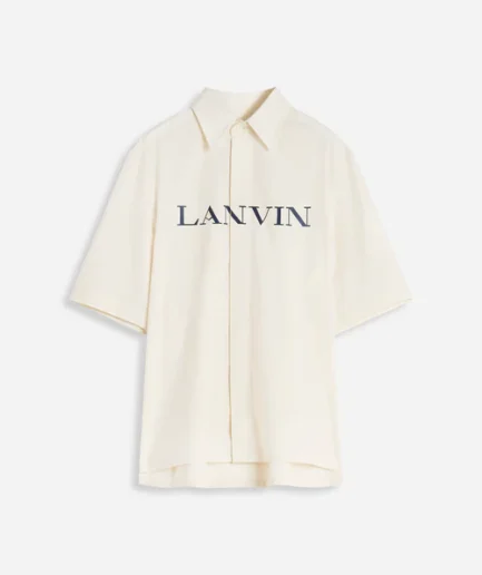 Lanvin unisex printed withe shirt